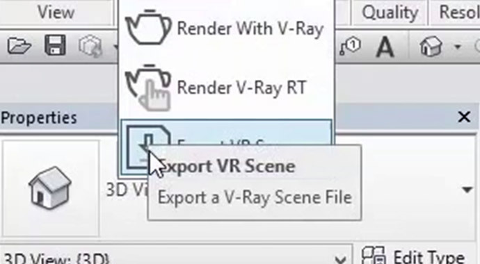 导出到 V-Ray Standalone